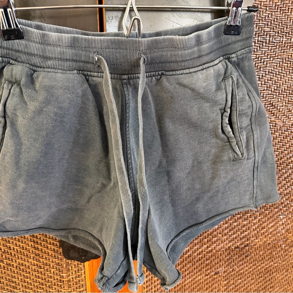 Zara Charcoal Knit Shorts
